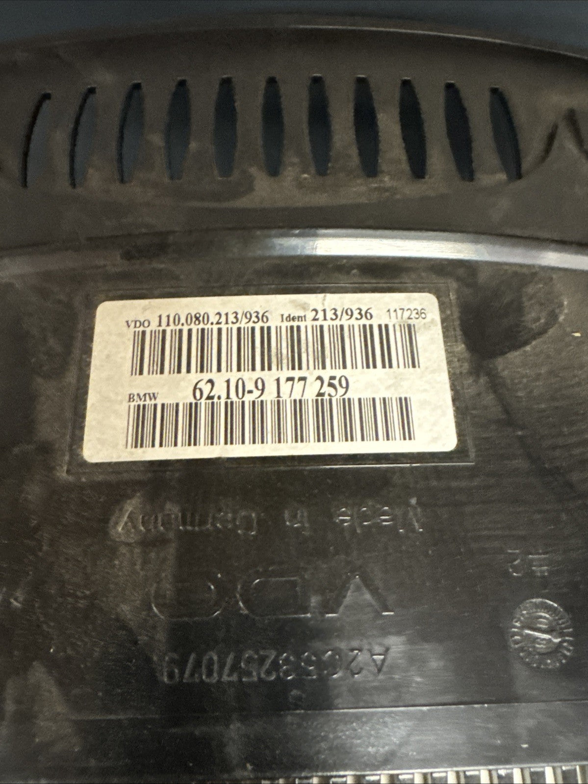 Bmw E60 E61 5 Series Instruments Combination Cluster Speedometer 9177259