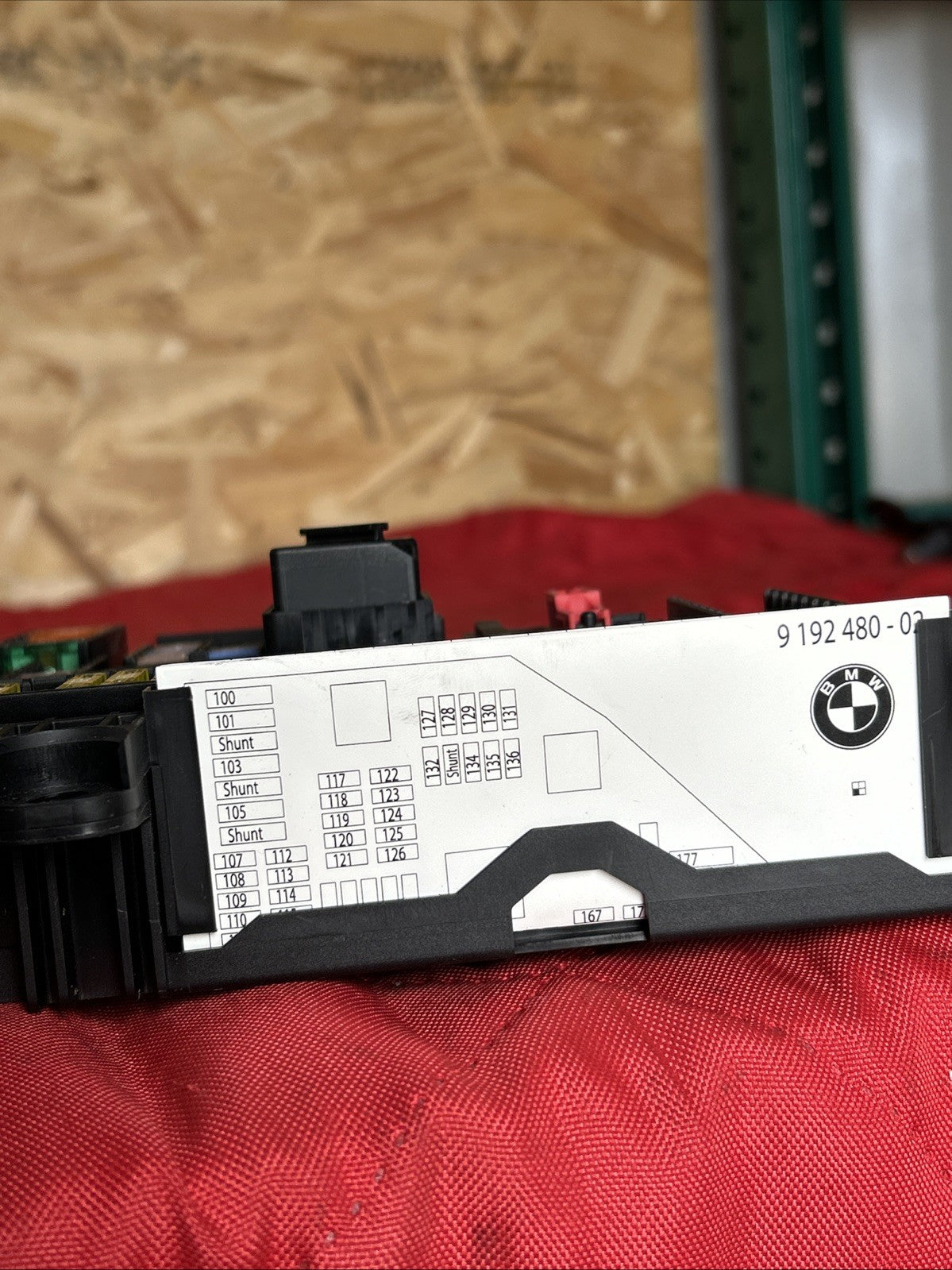 BMW 2011-2017 F25 X3 REAR TRUNK FUSE JUNCTION BOX OEM 9210859