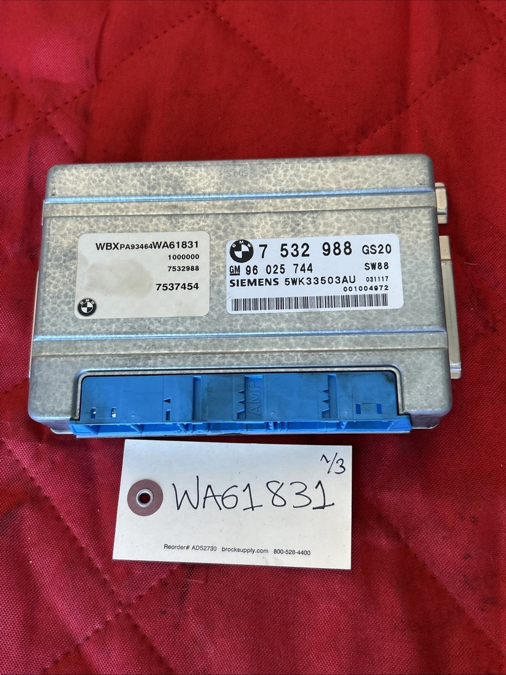 00-06 BMW 325xi E46 X3 E83 X5 E53 TCM TCU Transmission Computer 7532988