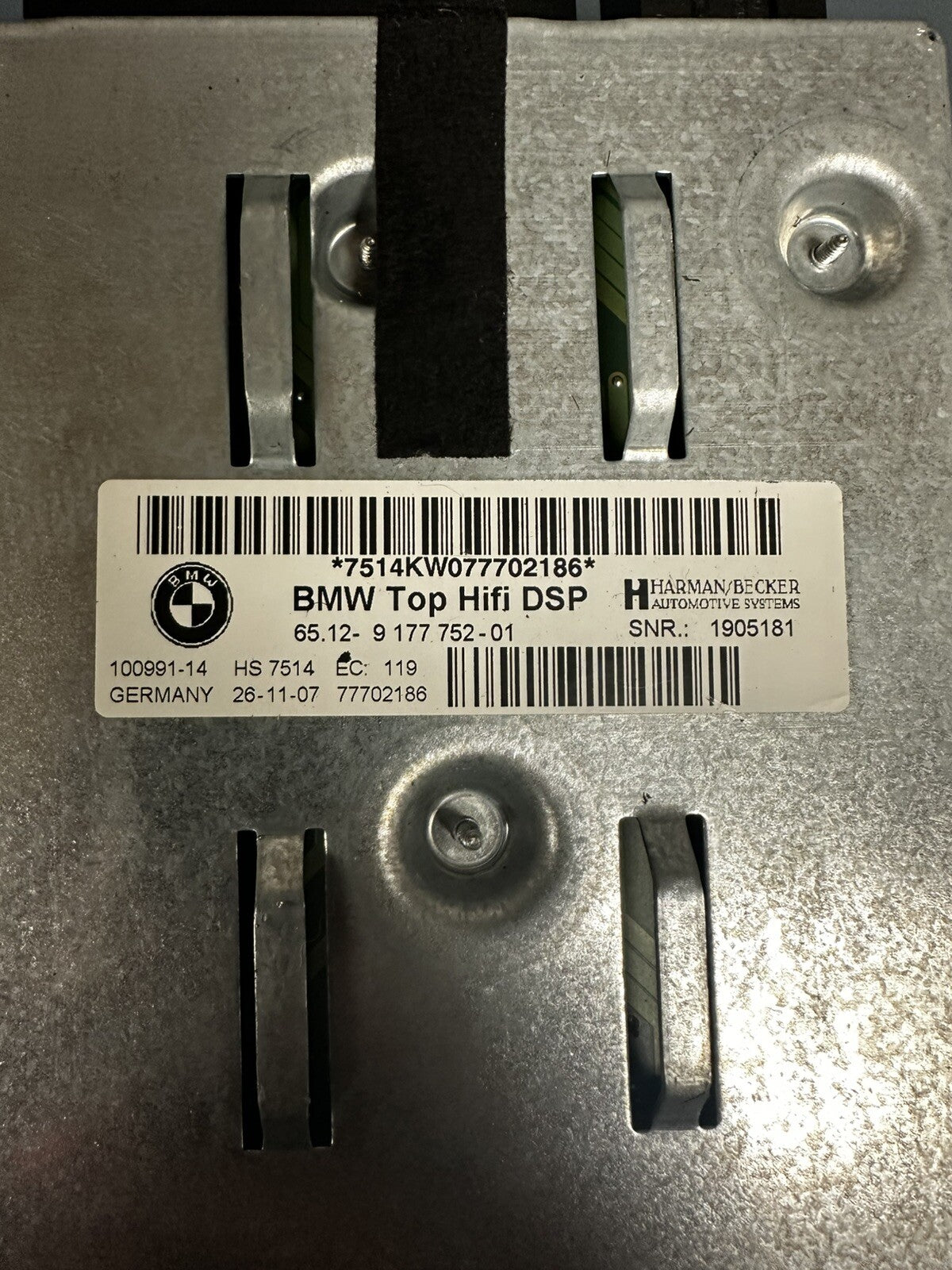 BMW E90 E92 E60 E63 328i 528i 330i 545i Logic BECKER TOP HIFI AMPLIFIER 9177752