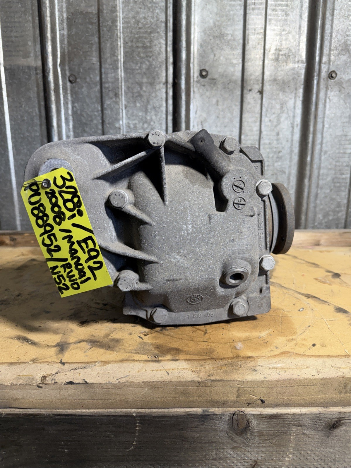 BMW REAR DIFFERENTIAL E90 3 SERIES  FINAL DRIVE 3.23 7566183