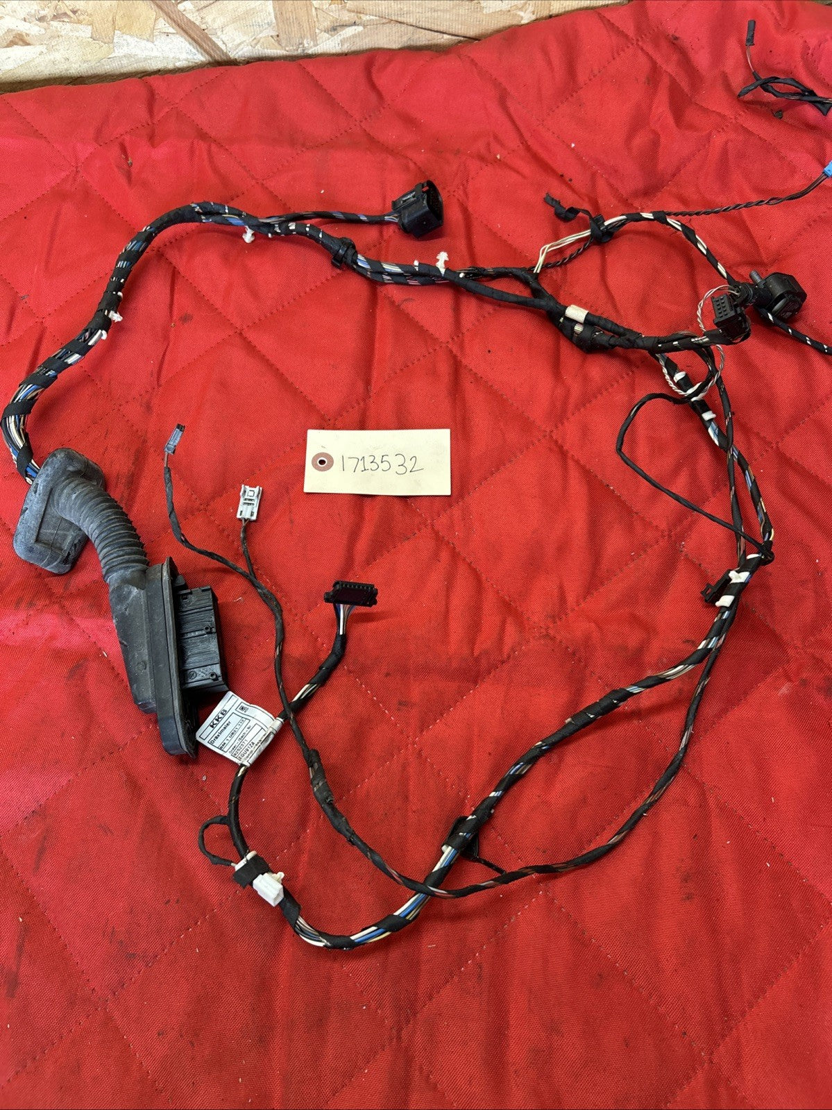 2011-2017 BMW X3 F25 Front Left Driver Side Door Wiring Harness 9243646 OEM