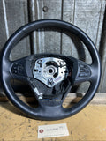 BMW 2011-2017 F25 X3 BLACK LETHER STEERING WHEEL+SWITCHES OEM 2406058