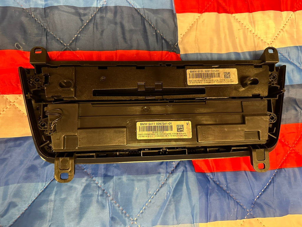 12-15 BMW F30 F34 RADIO CD PLAYER A/C HEATER CLIMATE CONTROL SWITCH OEM