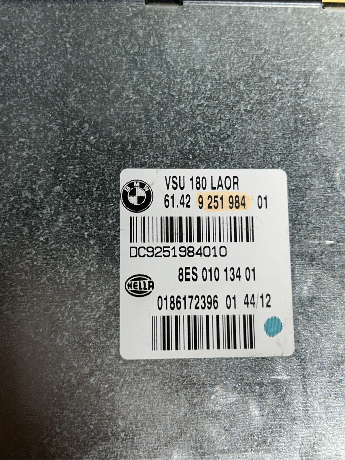 BMW 10-17 1 3 5 6 SERIES X3 VOLTAGE CONVERTER CONTROL MODULE OEM 9251984