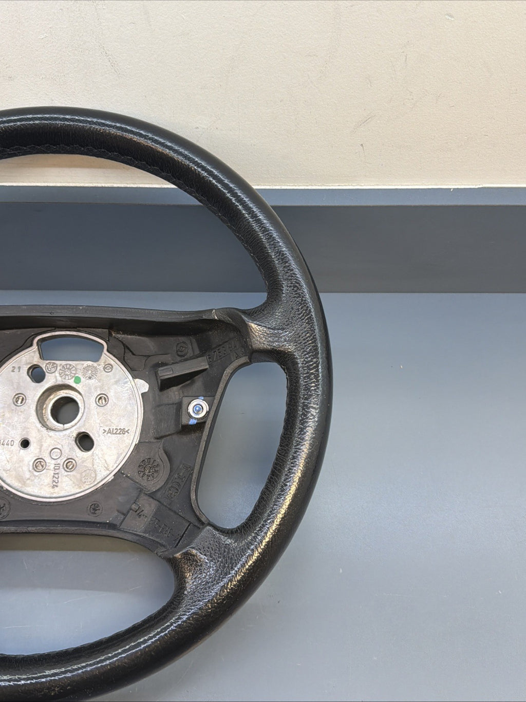 99-06 BMW OEM 330XI STEERING WHEEL W/O CONTROL SWITCHES LEATHER BLACK 6753947