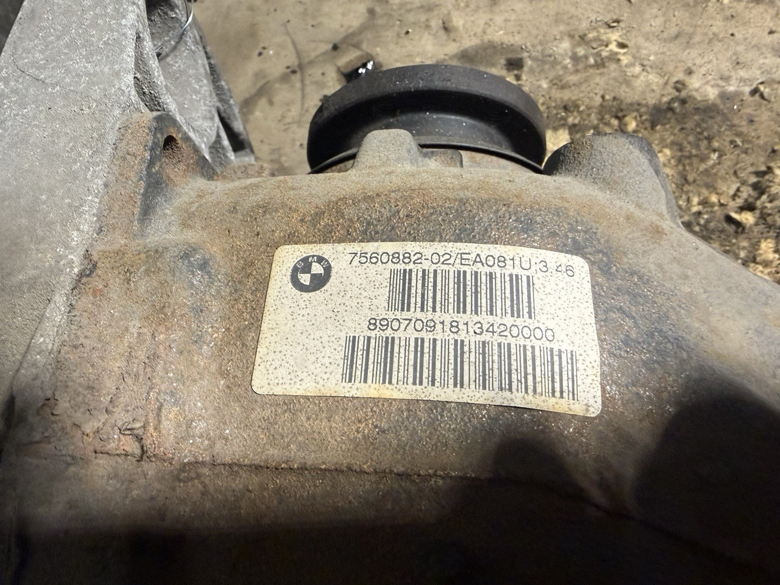 BMW 4-10 535i 535xi 525i 525xi 528xi REAR DIFFERENTIAL FINAL 3.46 DRIVE 7560882