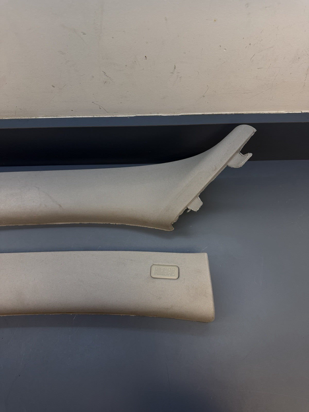 BMW E90 335xi Series 4dr Front Left & Right A Pillar Cloth Trim 7058332 7058331