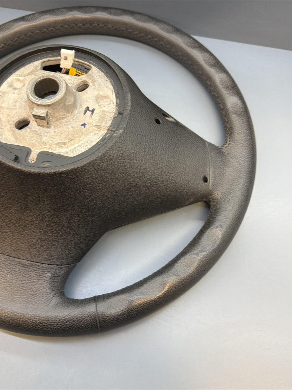 BMW 06-10 E83 X3 BLACK LEATHER STEERING WHEEL W MULTIFUNCTION CONTROLLS 3455481