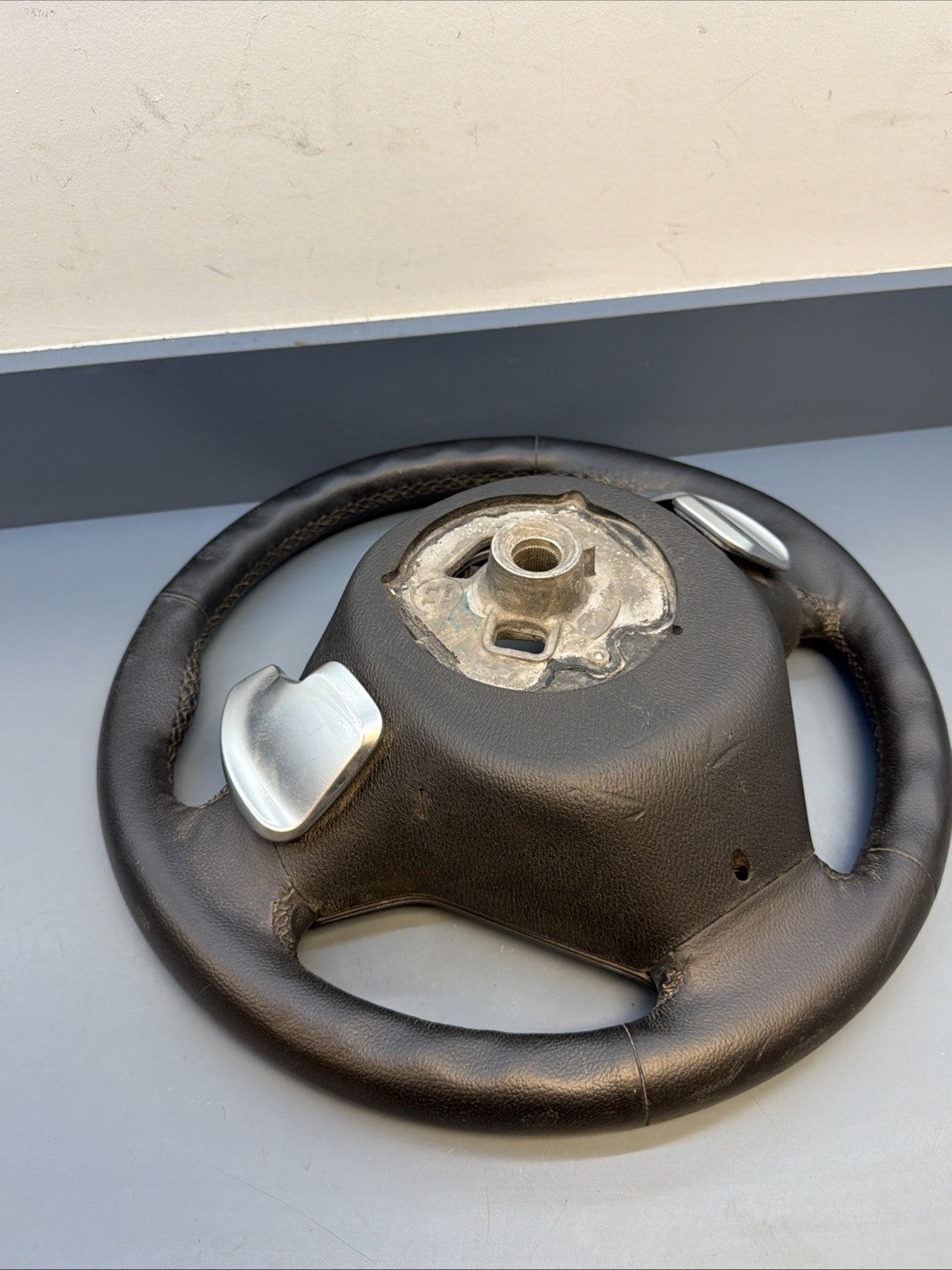 BMW 2011-2017 F25 X3 BLACK LETHER STEERING WHEEL HEATED SPORT OEM 2406058