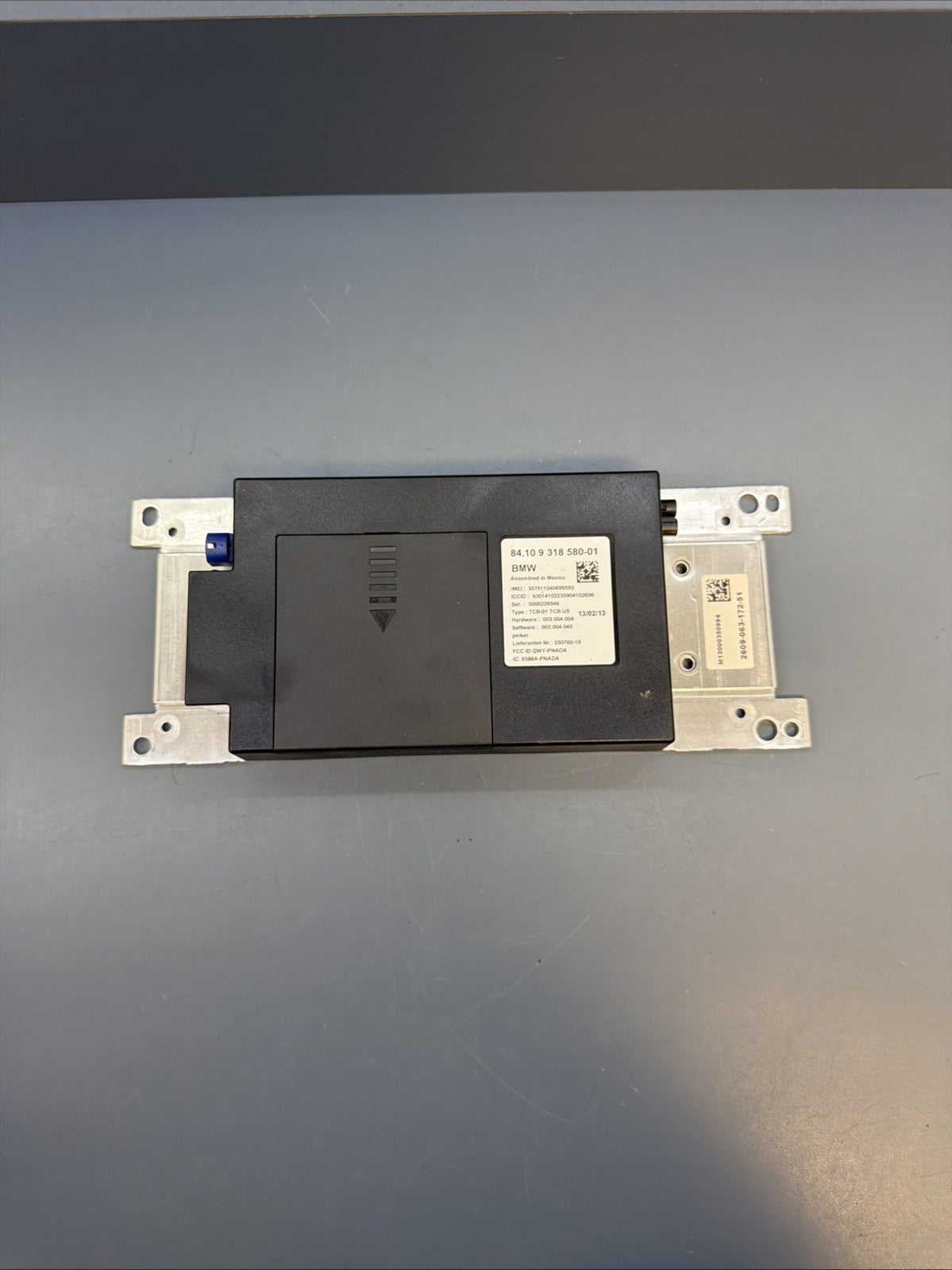 BMW F06 640i 650i M6 Telematics Module Control Unit 84109318580