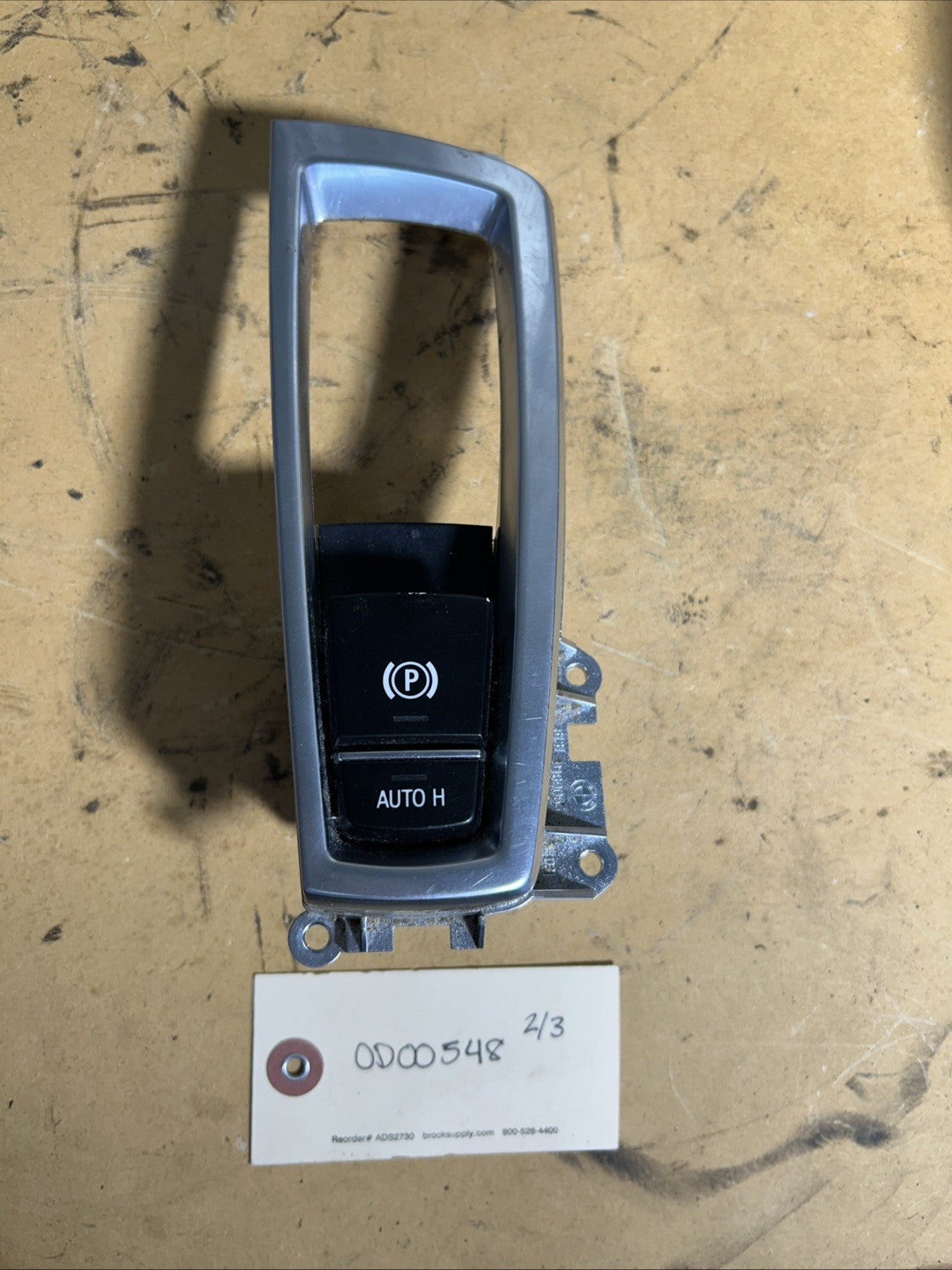 2011-16 BMW F10 535I 530I 528I F25 X3 Parking Brake / HILL HOLD Switch 9217594