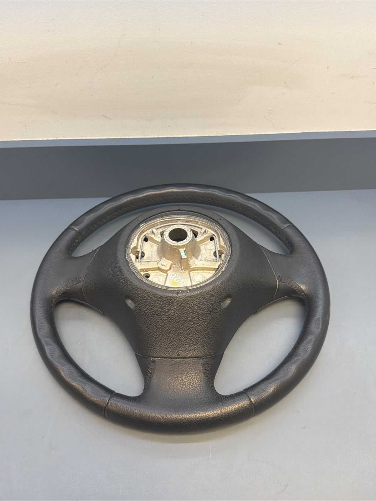 BMW 2006-2012 E90 E9X 3 SERIES BLACK LEATHER STEERING WHEEL OEM 3375E901