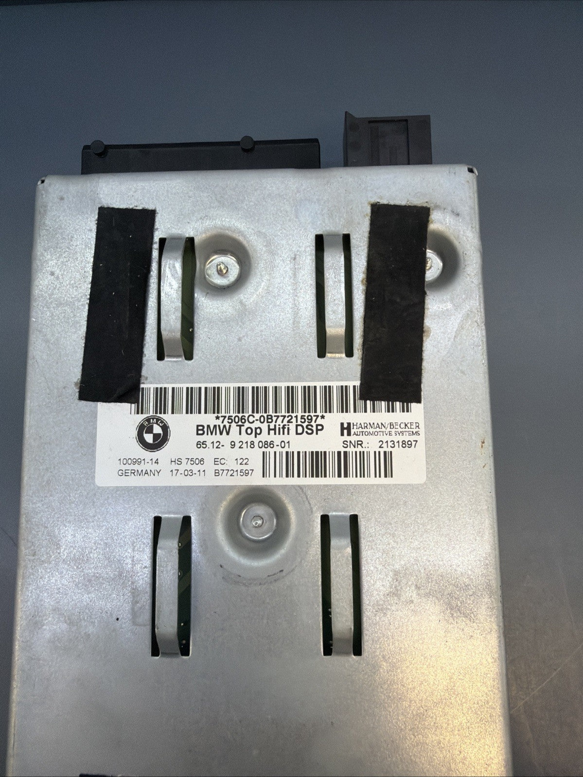 BMW X1 E84 E90 AMPLIFIER AMP AUDIO LOGIC 7 TOP HIFI DSP HARMAN 9218086