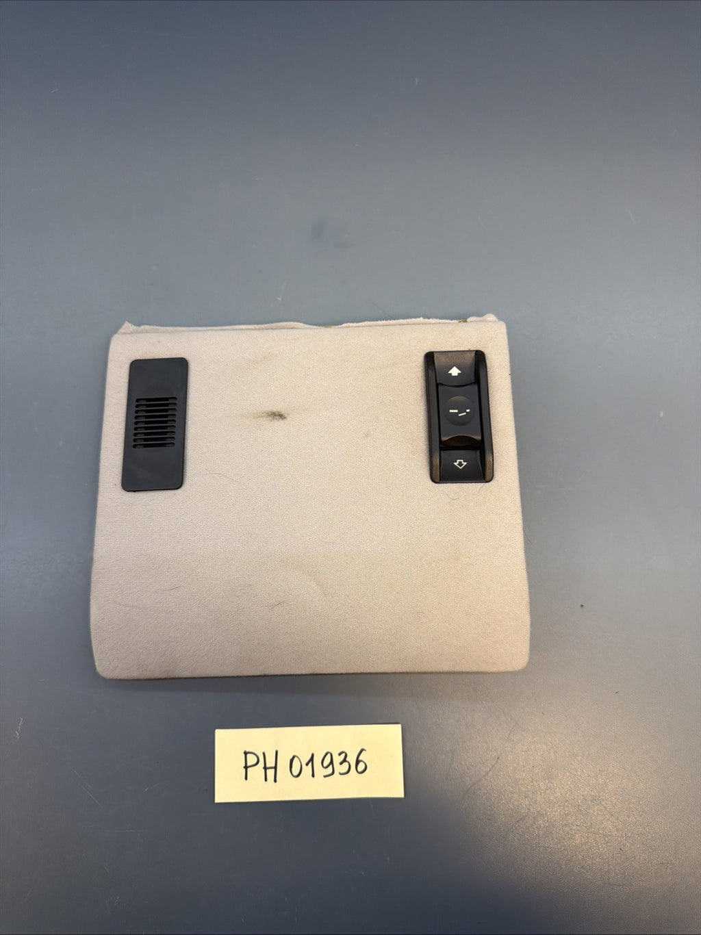 00-06 BMW E46 330Ci M3 Coupe Front Interior Overhead Sunroof SWITCH GRAY 8233449