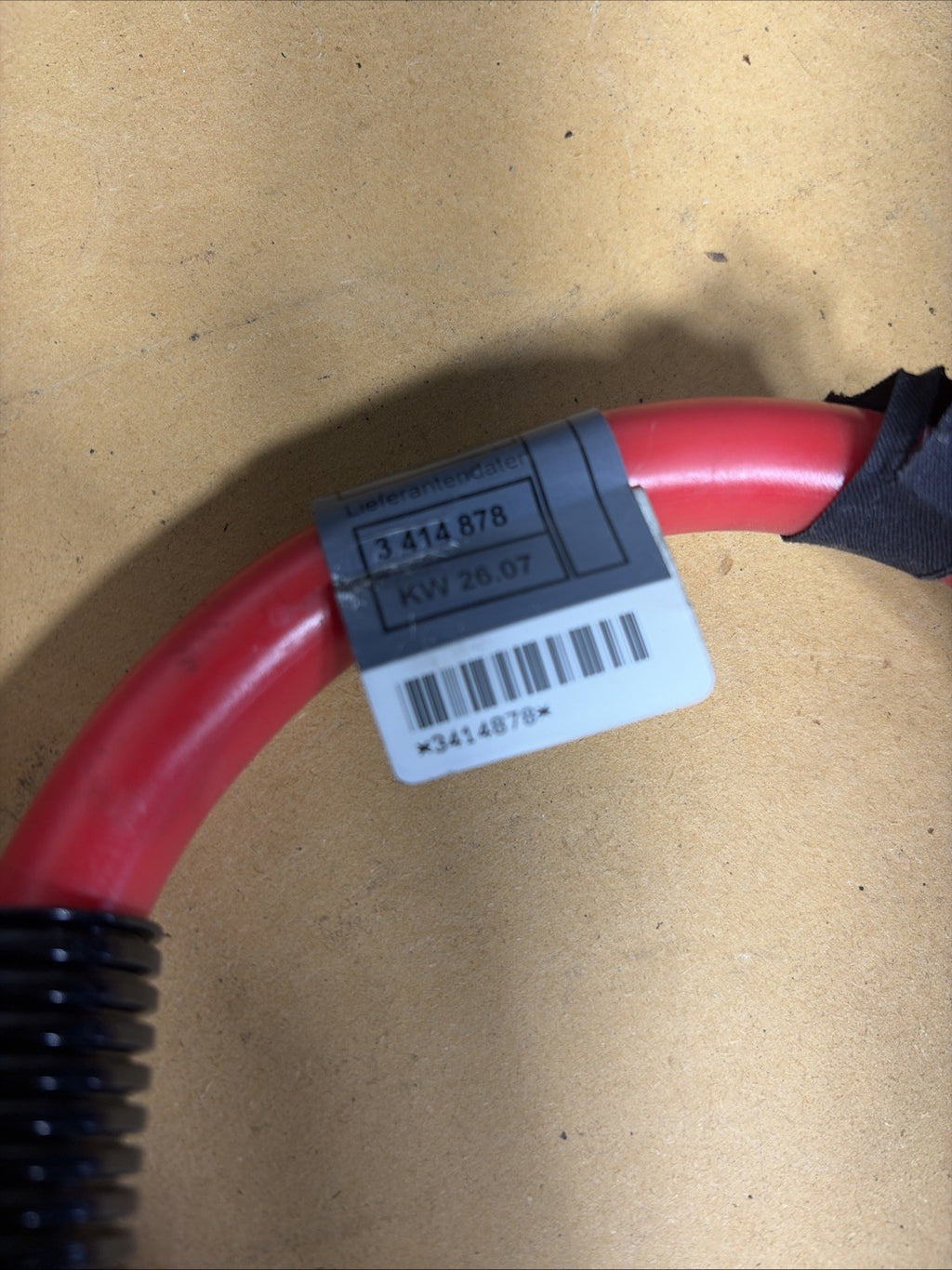 07-10 BMW X3 E83 Main Long Positive Battery Cable Positive OEM 3414878