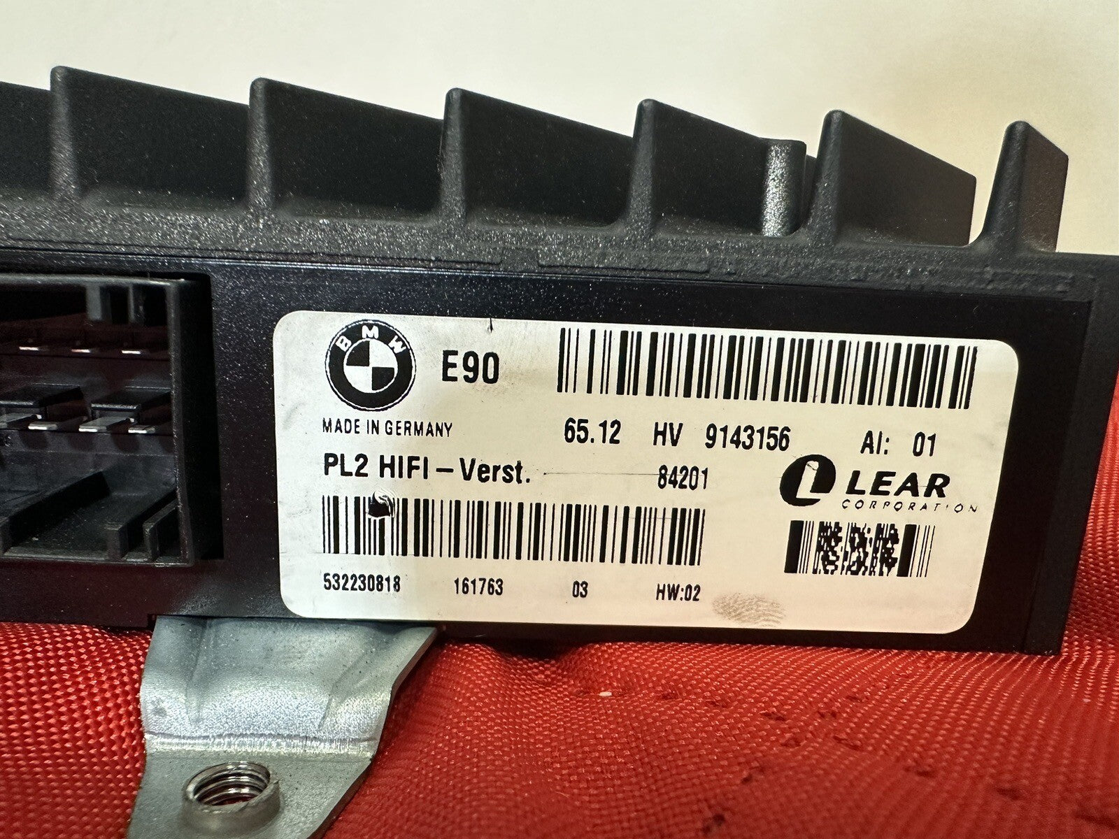 06-11 BMW E90 328i 335i AUDIO AMPLIFIER LEAR OEM 9143156