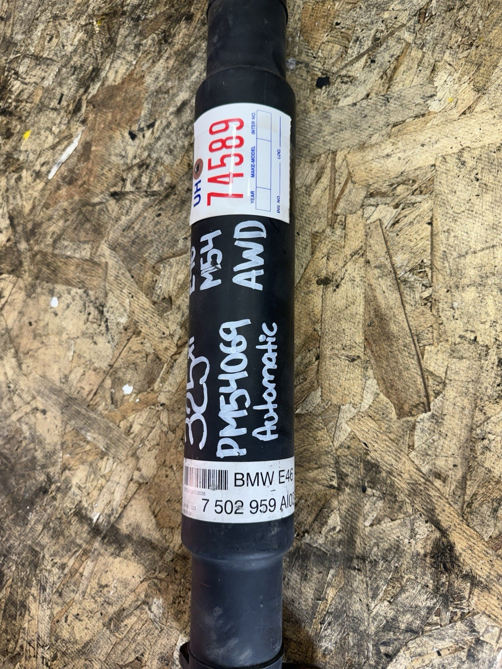 BMW 330xi E46 Rear Drive Shaft Driveshaft 2001-2005 7502959 "NOTE"