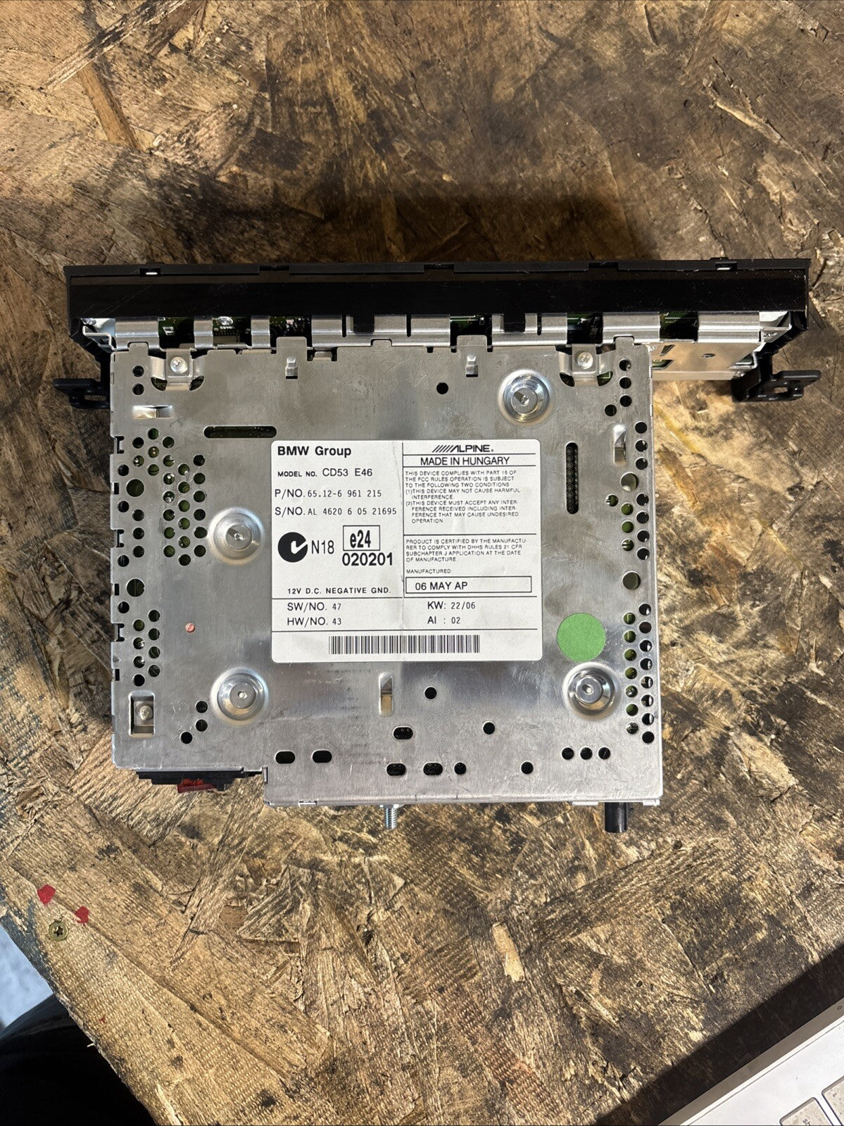 OEM AM FM CD Radio Audio Player BMW E46 3-Series 1999-2006 6927902