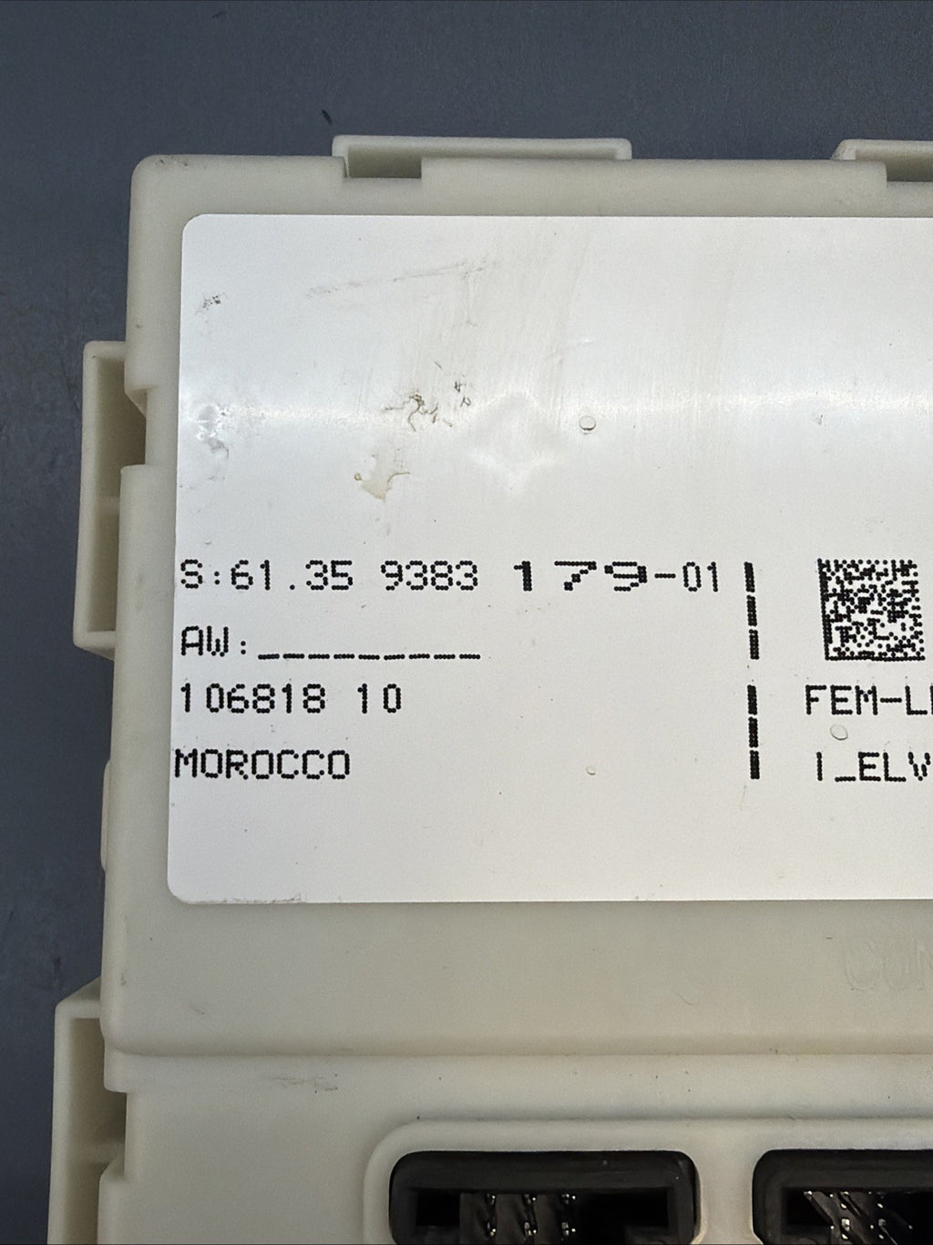 BMW F22 F30 F32 2 3 4 SER 2.0 N20 N26 ENGINE COMPUTER DME FEM KEY 8639594