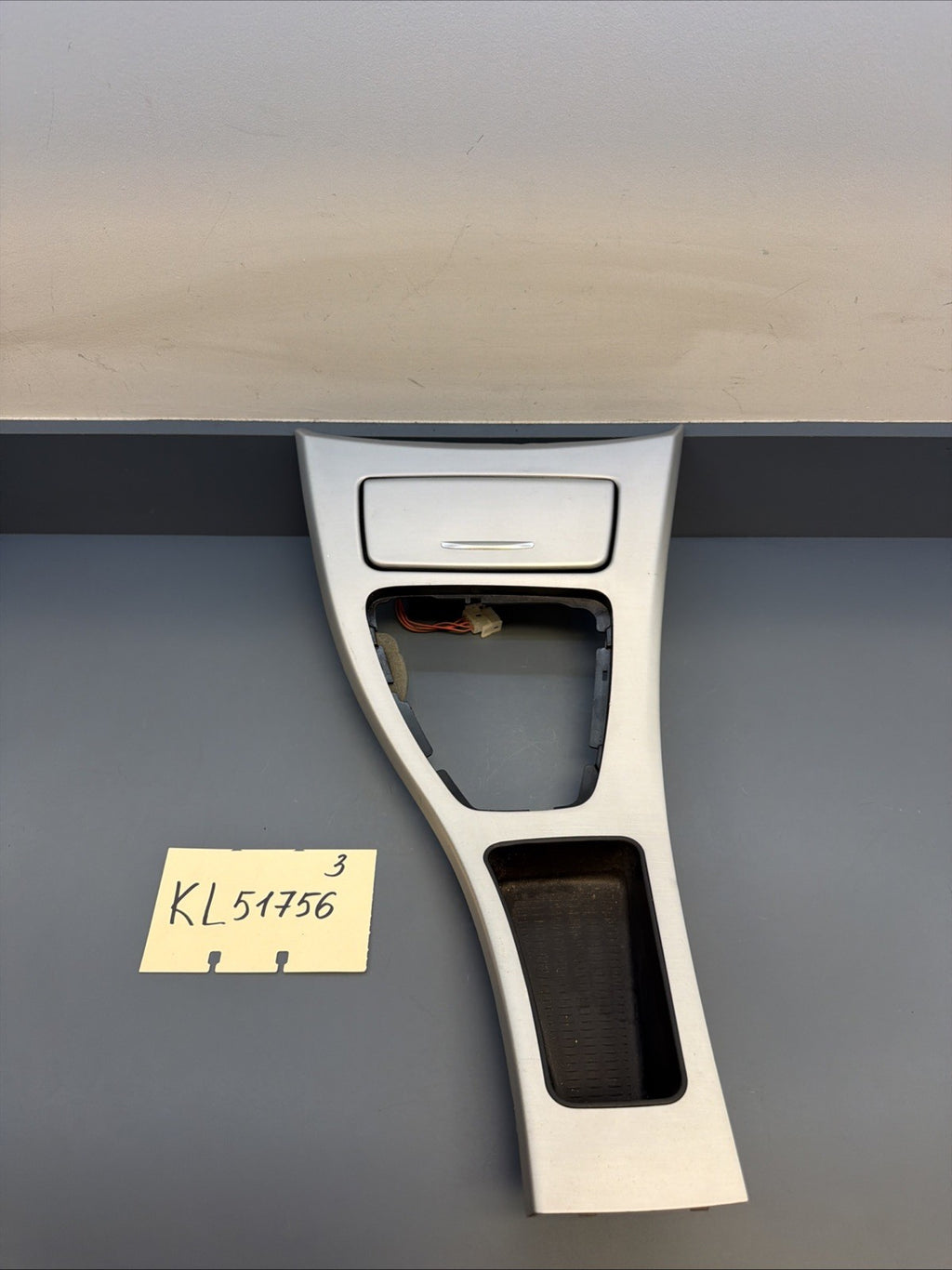 07-13 BMW E90 E92 328i 335i CENTER CONSOLE ALUMINUM TRIM OEM 7078571