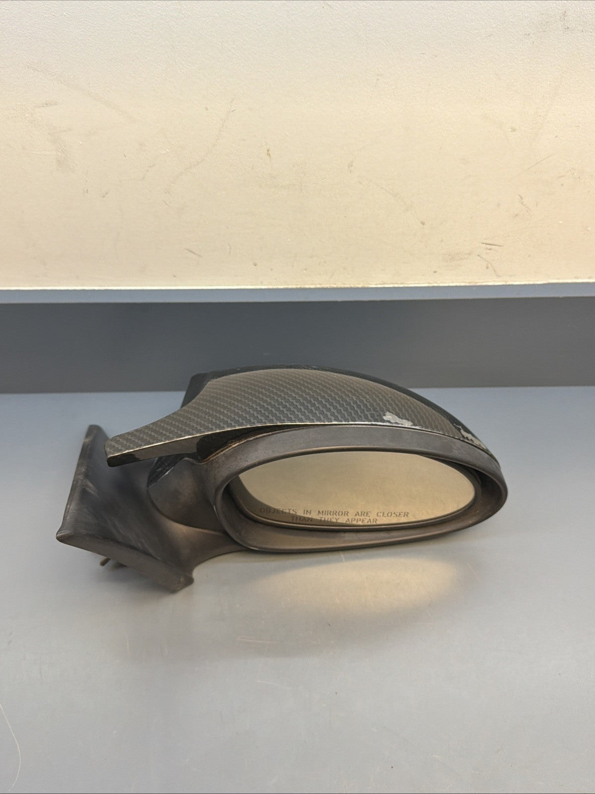 07-10 BMW 328i E92 E93 Passenger Right Door Mirror Carbon Cover 7119212