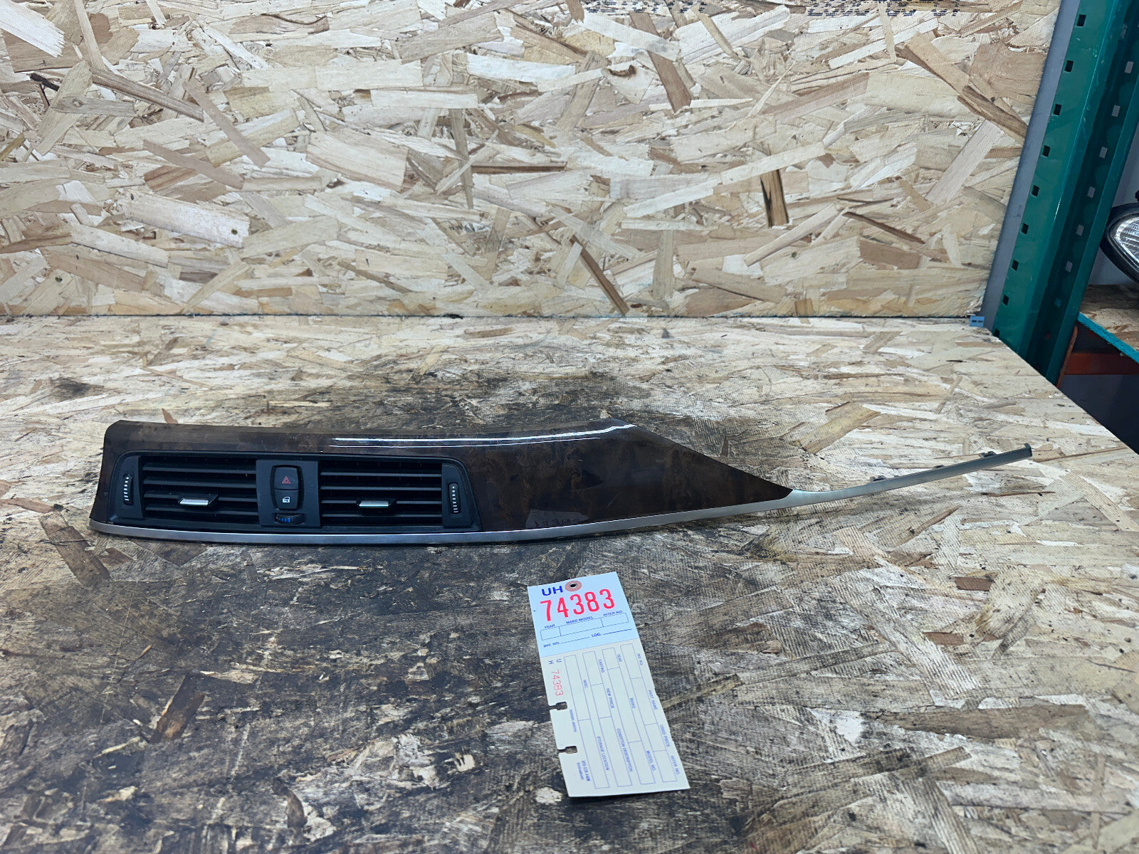 BMW 2011-2015 F30 F32 3 4 SERIES CENTER DASH VENT TRIM WOOD 9218552/27648710