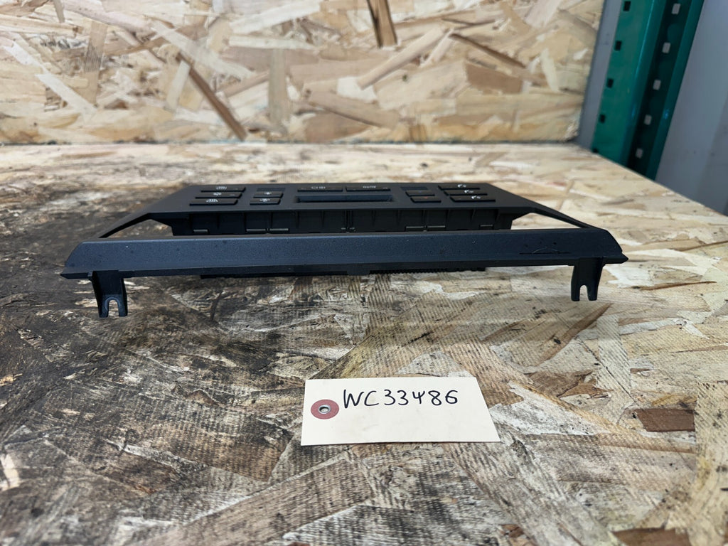 BMW 03-10 E83 X3 BLACK HEATER/AC CLIMATE CONTROL SWITCH PANEL+TRIM OEM 3413866