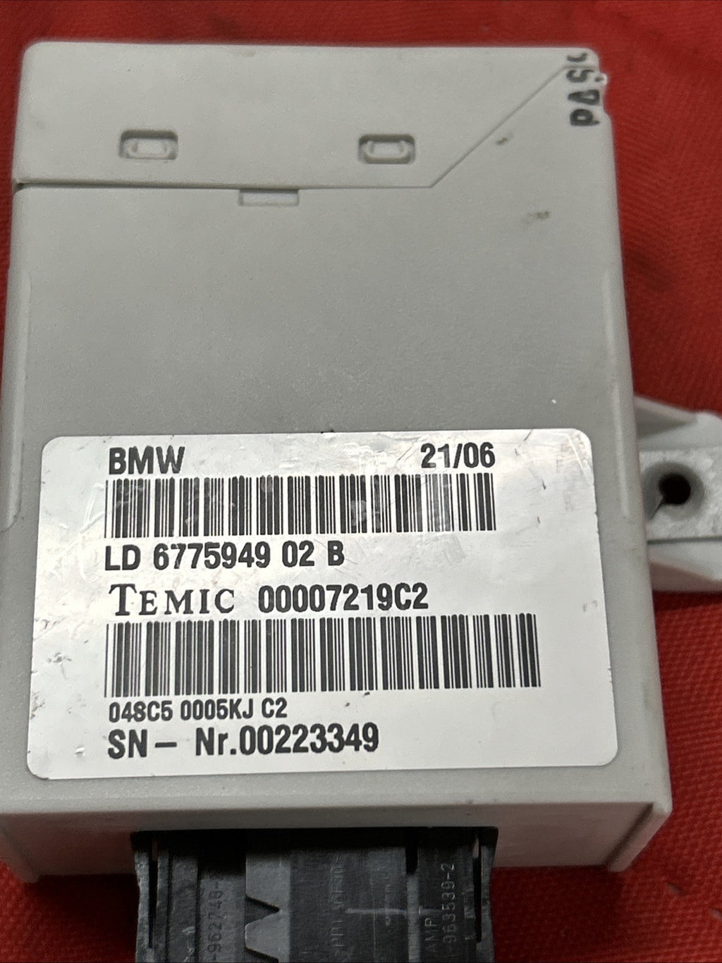 2006-2011 BMW E90 325i 328i 330i 335i Cruise Control Module Sensor 6775949 OEM