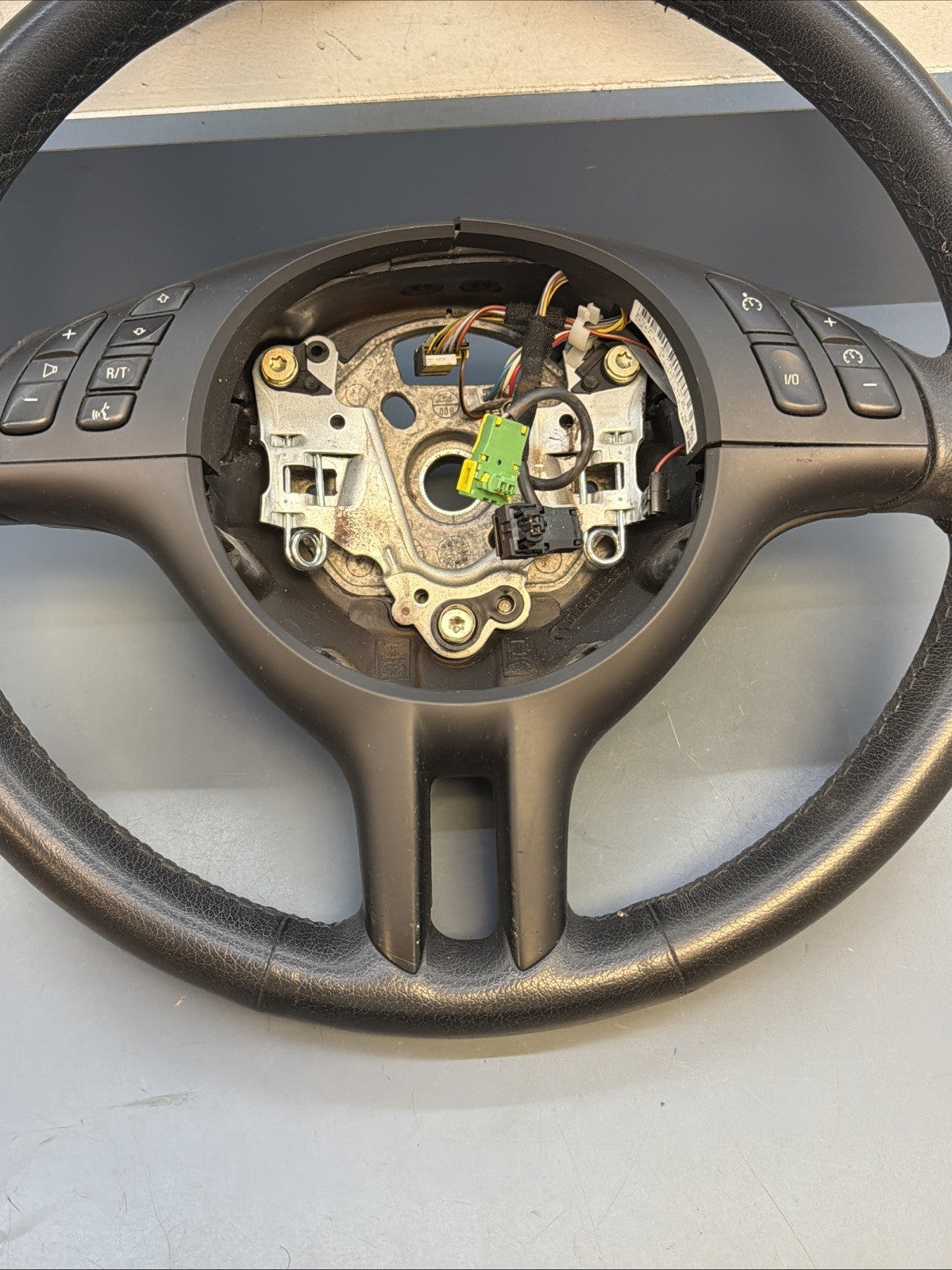BMW 99-06 E46 3 SERIES BLACK LEATHER SPORT STEERING WHEEL OEM 101493/6760659