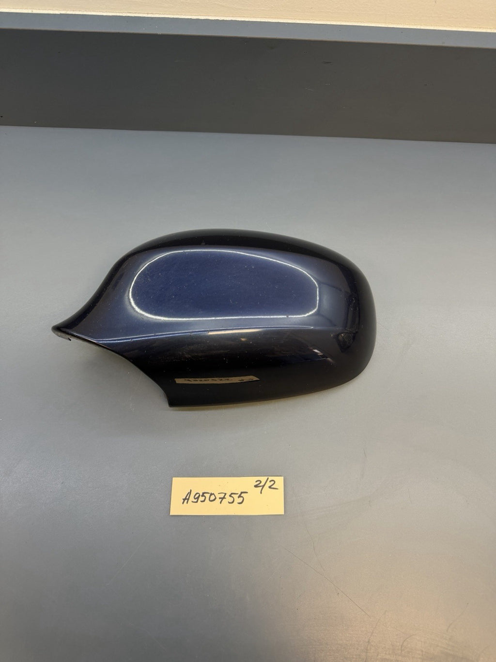 2009-2011 BMW E90 328i 335i SEDAN FRONT LEFT DRIVER BLUE MIRROR CAP COVER OEM