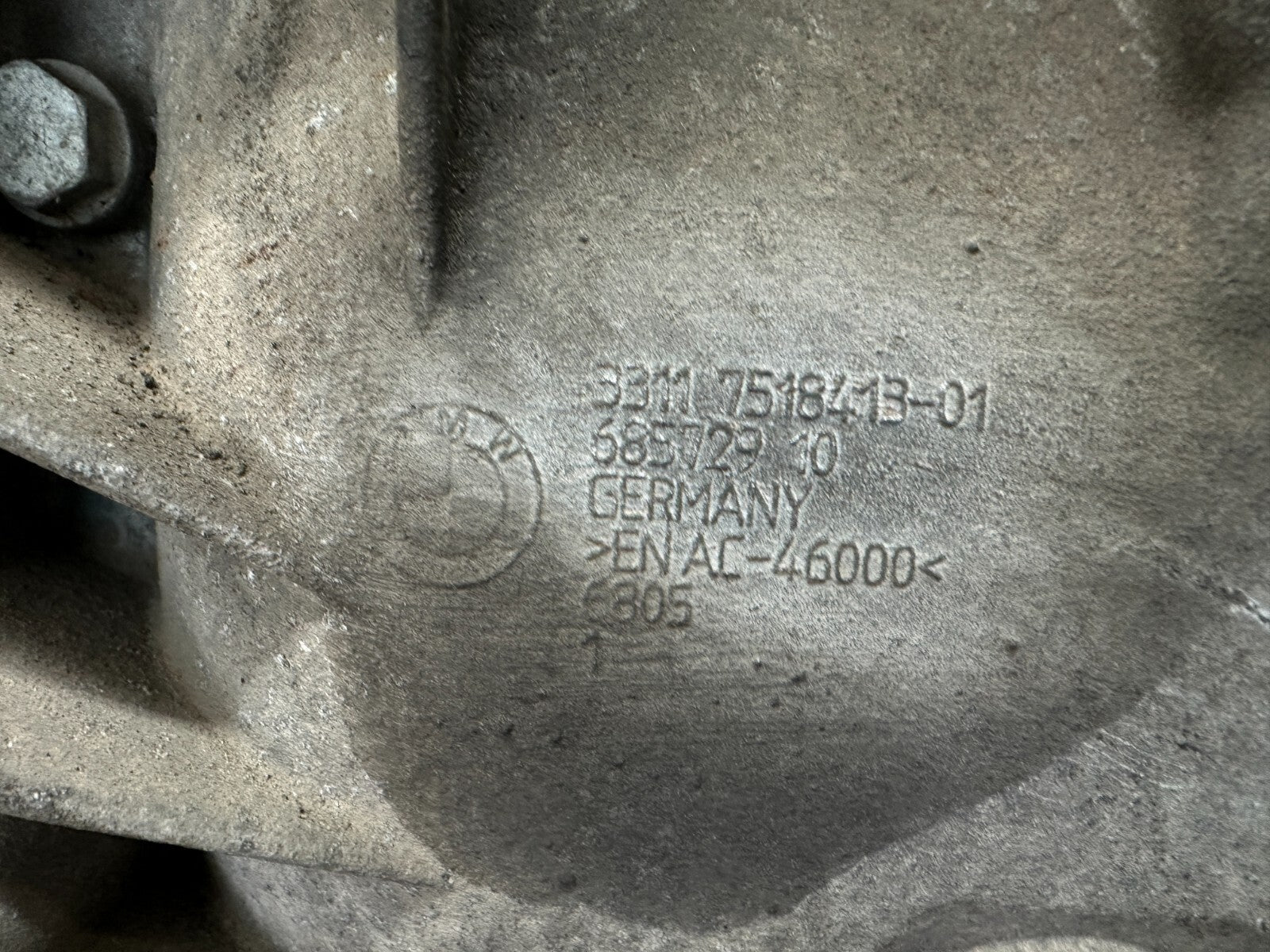 BMW E90 3 SERIES REAR DIFFERENTIAL FINAL 3.08 DRIVE OEM 33107571186 7518413