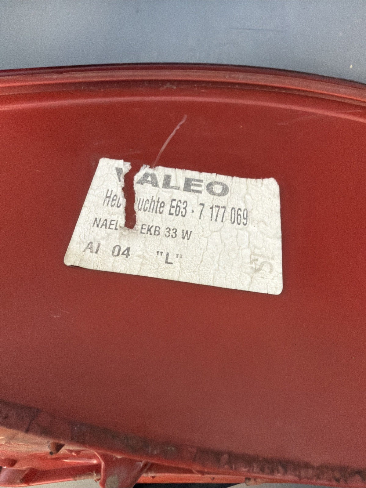 2008-2010 BMW 650i E63 E64 LEFT DRIVER SIDE TAIL LIGHT TAILLIGHT OEM 7177069