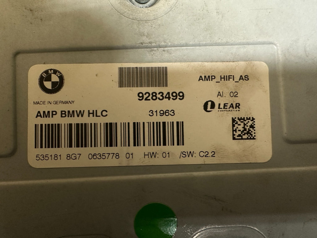 BMW 2012-2015 E84 X1 RADIO STERIO HiFi LEAR AMPLIFIER OEM 9283499