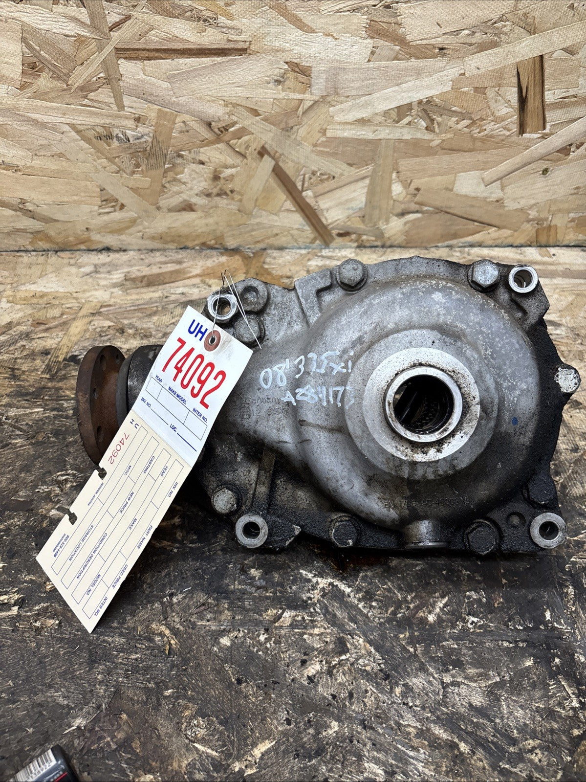 Front Differential Carrier 3 Series Final 3.46 Drive AWD Diff OEM BMW 7601768