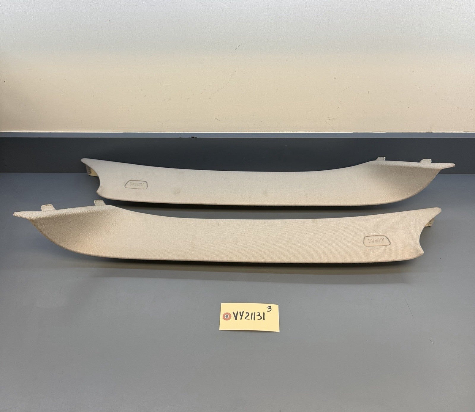 12-2015 BMW X1 Front Left Right A Pillar Trim Panel Cover 2990774 2990773 GRAY