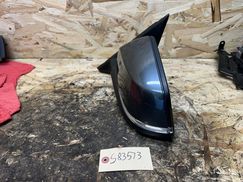 BMW F30 2012-2015 DRIVER LEFT SIDE MIRROR DARK GRAY FOLDING OEM BMW a046314