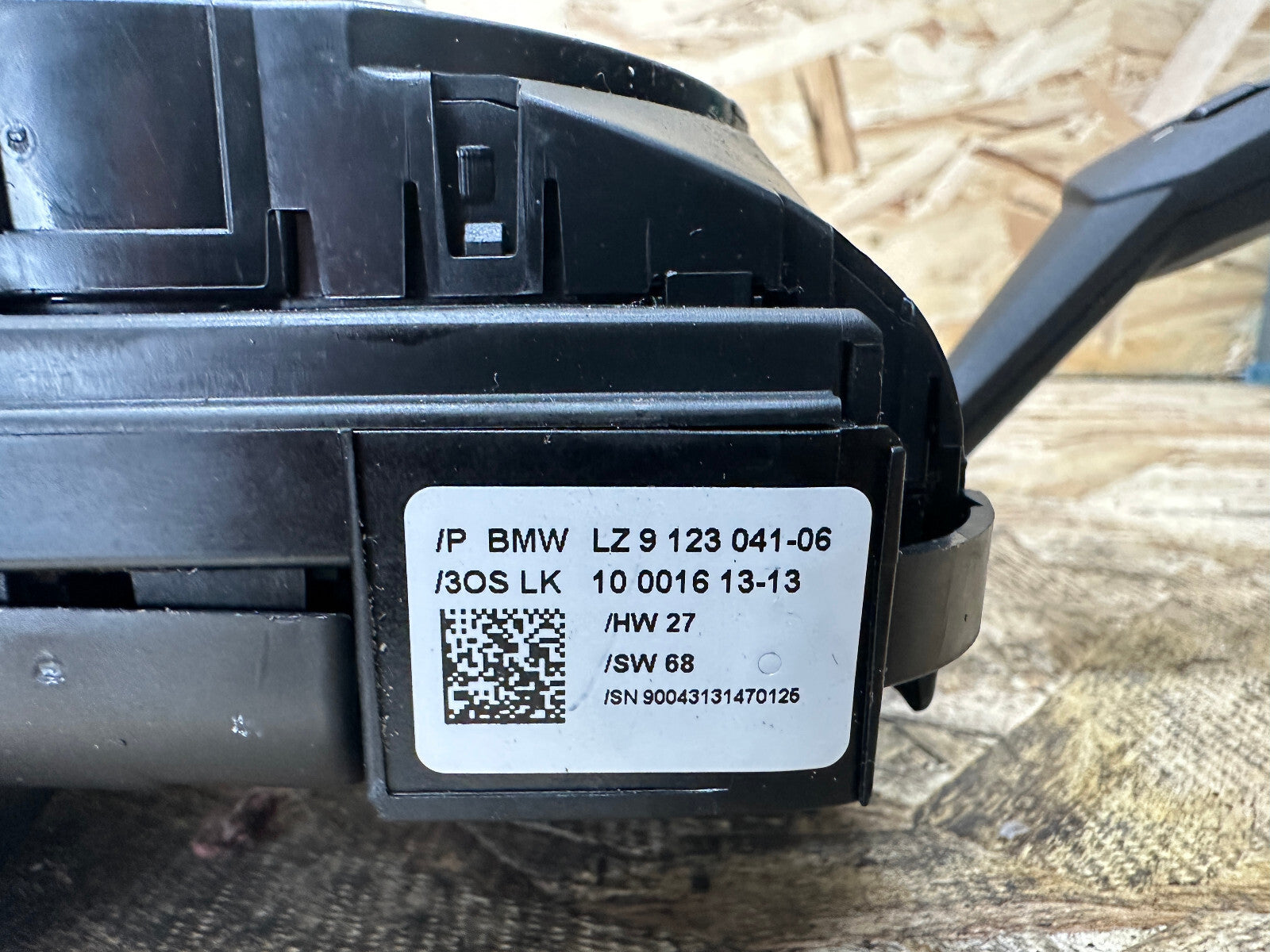 BMW 07-13 1/3 SERIES STEERING COLUMN SWITCH CLUSTER+CLOCK SPRING OEM 9123041
