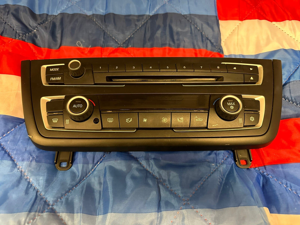 12-14 BMW F30 F32 328I 335I RADIO CLIMATE CONTROL HEATED SWITCH CHROME OEM