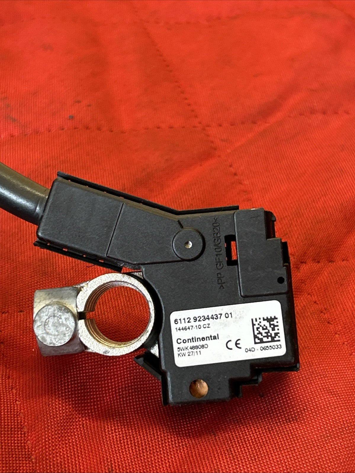 10-19 BMW F10 F12 F07 F06 F25 NEGATIVE BATTERY TERMINAL CONNECTOR 9234437