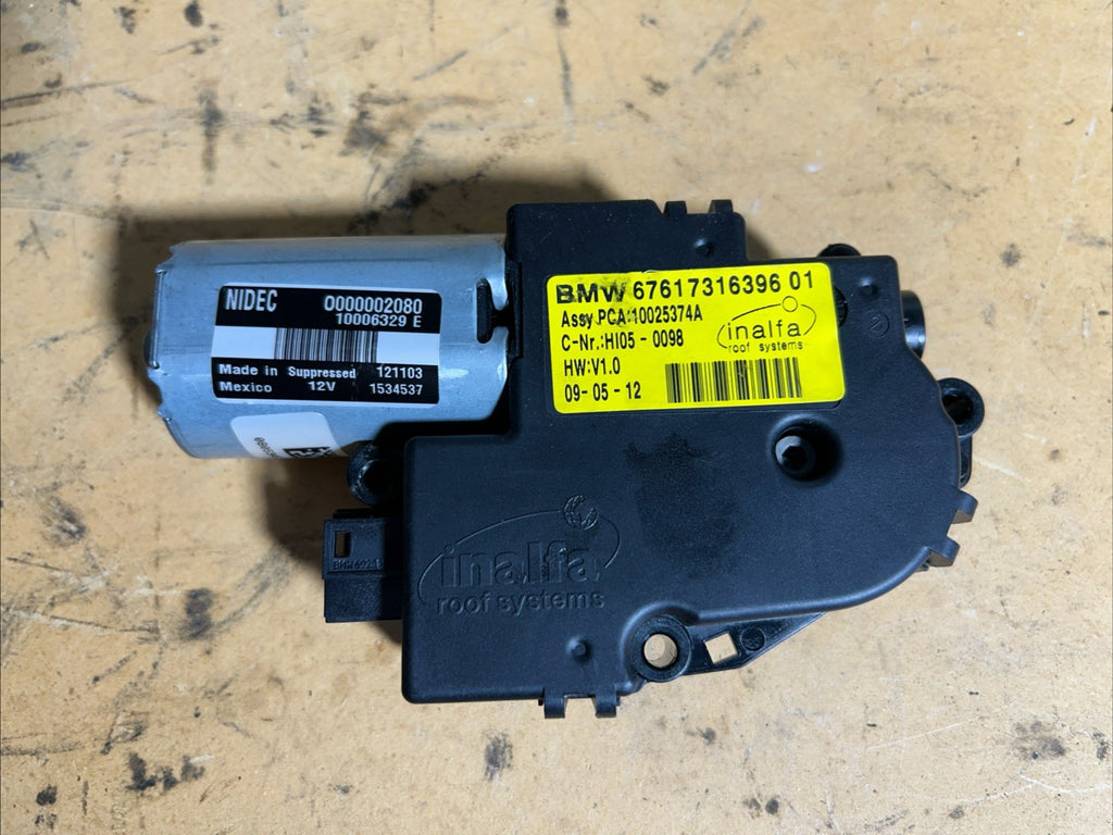 2011-2018 BMW X1 X3 X4 X5 Panoramic Sunroof Drive Motor 7316396 OEM