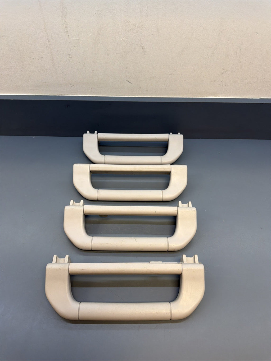 2006-2008  BMW  E65 750i  OVERHEAD GRAB HANDLES GRAY SET OF 4