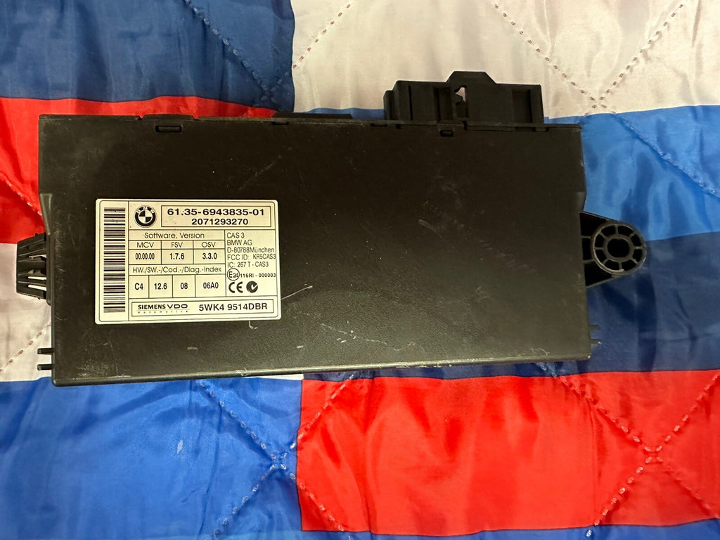 BMW 328I 128I E90 E92 E93 E82 N51 ENGINE ECU SET DME MSV80 CAS3 KEY SET 7576670