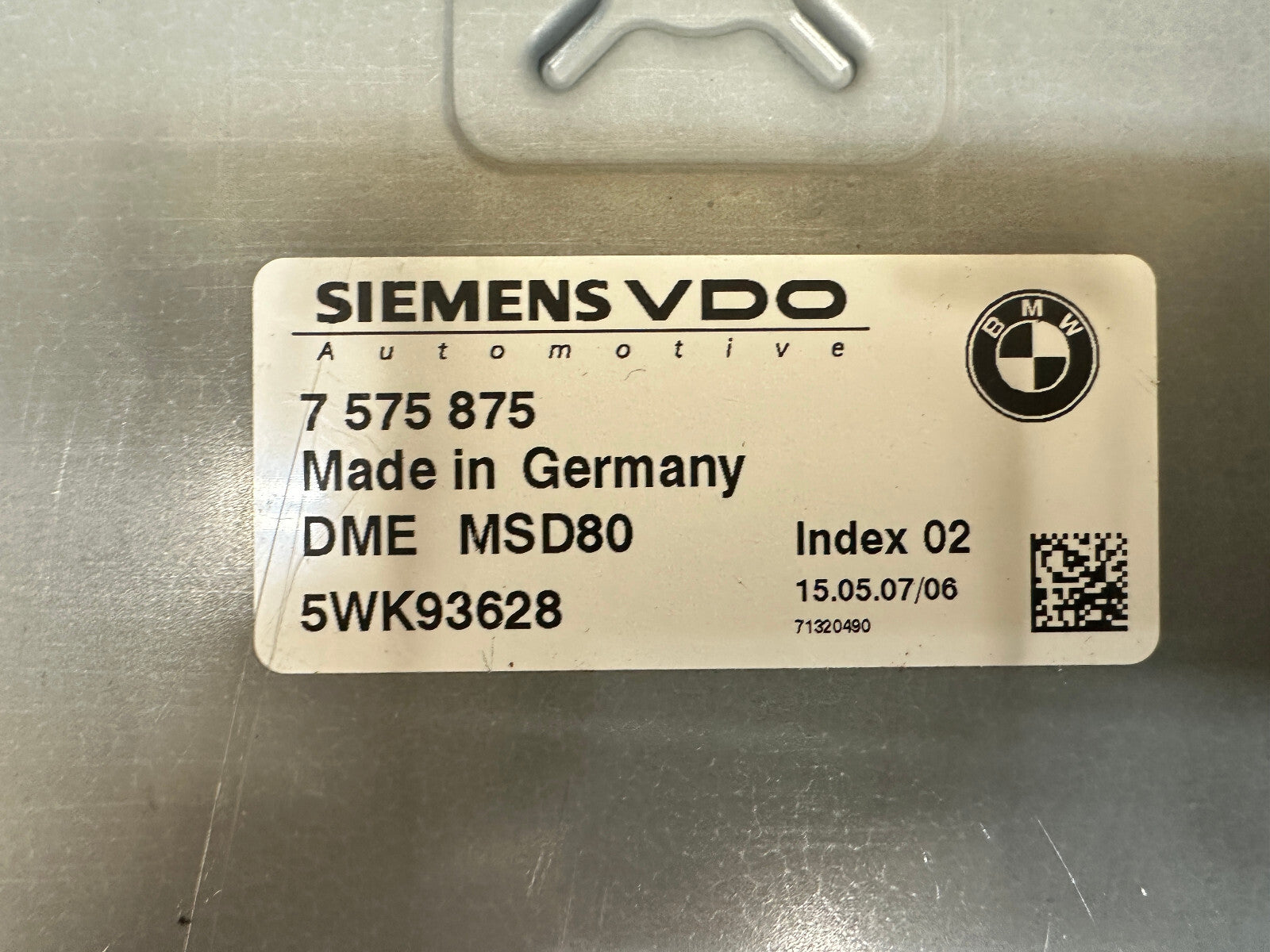 BMW 7-10 E60 E90 E82 N54 ENGINE ECU+CAS IMMOBILIZER+ MSD80 OEM 7575875