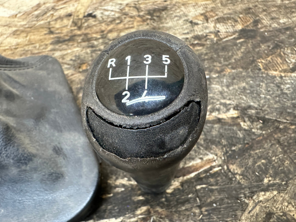 BMW 95-02 E36 E36/7 3 SERIES Z3 torn BLACK SHIFTER BOOT+KNOB