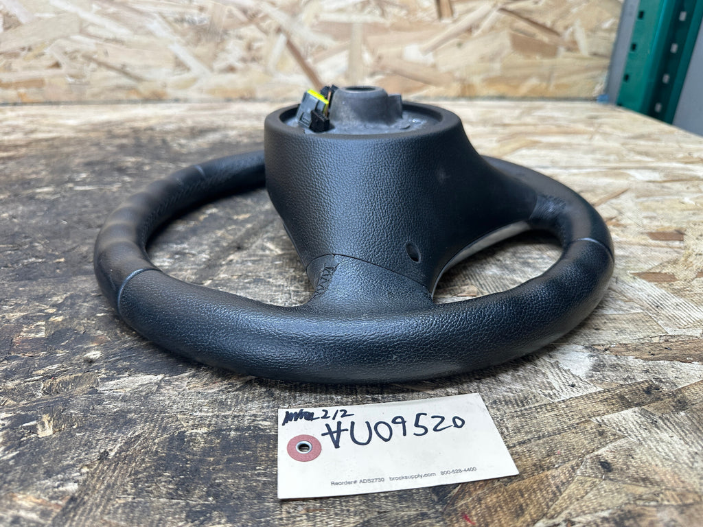 BMW 07-13 E90 E88 E82 1/3 SERIES BLACK LEATHER STEERING WHEEL OEM 3051626