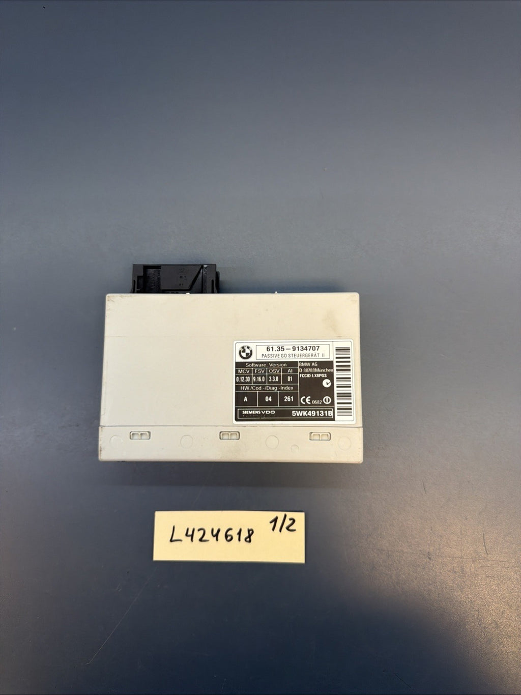 2006-2012 BMW E60 E61 E70 E64 E63 KEYLESS GO PASSIVE CONTROL MODULE 9134707 OEM