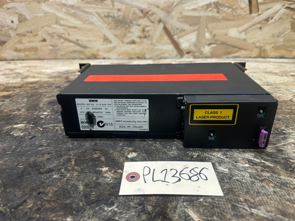 BMW 95-06 E39 E46 3 5 SERIES CD CHANGER UNIT+6 DISC MAGIZINE OE 8364931+0028760