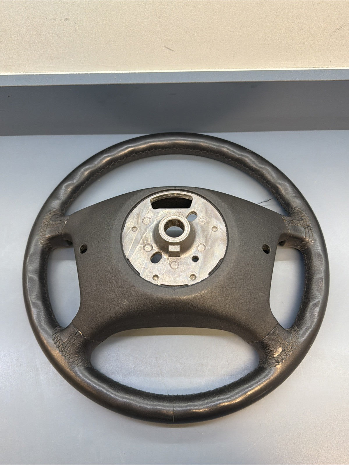 99-05 Bmw E46 3 Series Basic Leather Steering Wheel Black Unit 6753947