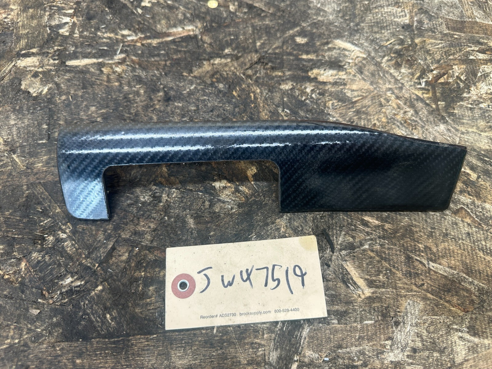 BMW 1999-2006 E46 BURLED WOOD GRAIN W CARBON WRAP LEFT DASH TRIM OEM 8203825